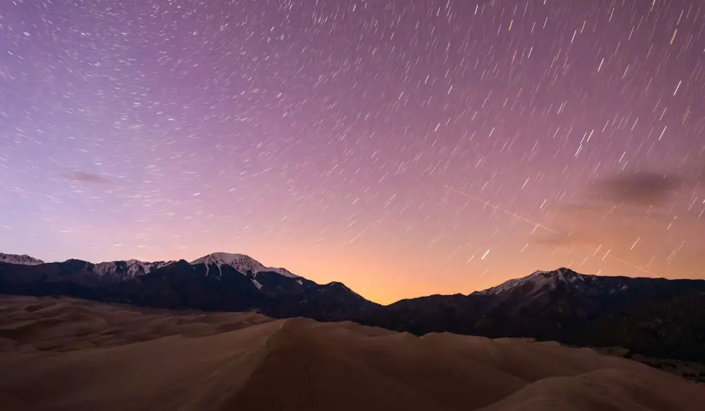 Starry Night at Great Sand Dunes Colorado